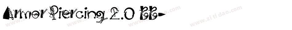 Armor Piercing 2.0 BB字体转换
